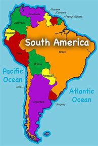 Image result for Large Map South America