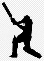 Image result for Vector Cricket Silhouette
