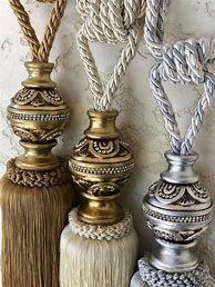 Image result for Curtain Tie Backs with Tassels