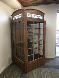 Image result for Glass Phonebooth