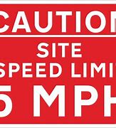 Image result for Ramp 5 Mph Sign