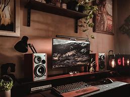 Image result for Aesthetic Gaming Setup