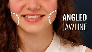 Image result for Sharp Angular Jawline Women