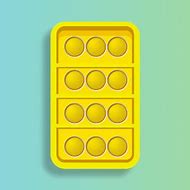 Image result for 3D Biscuit Pop It Fidget Toy Game iPhone Case