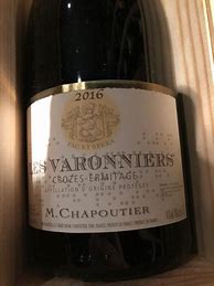 Image result for M Chapoutier Crozes Ermitage Varonniers