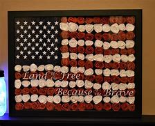 Image result for American Flag Shadow Box