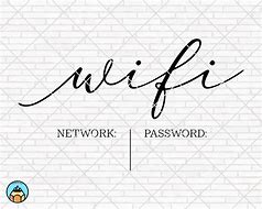 Image result for Welcome Wifi Password SVG