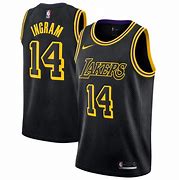 Image result for Black and Gold Lakers Jersey