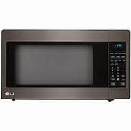 Image result for Black Stainless Countertop Microwave