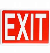 Image result for Exit Sign Outdoor