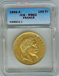 Image result for 100 Franc Gold Piece