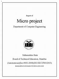 Image result for Micro Project Logo