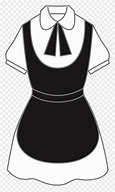 Image result for Black and White Outfit Maid Clip Art