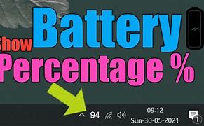 Image result for Show Battery Percentage On Laptop