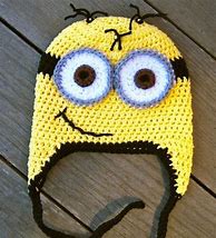 Image result for Crochet Minion Hat Pattern Free