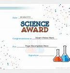 Image result for Science Award Certificate