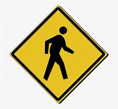 Image result for Pedestrian Sign Clip Art