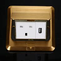 Image result for Gold Pop Up Electrical Socket