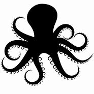 Image result for Octopus Clip Art Silhouette