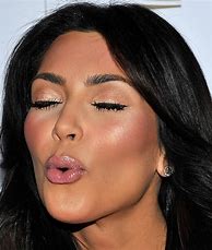 Image result for Kim Kardashian Pink Lipstick