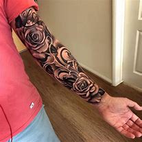 Image result for Rose Sleeve Tattoo Drawings