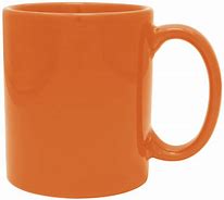 Image result for Orange Ceramic Coffee Mugs