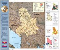 Image result for Detailed Map of Serbia