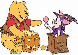 Image result for Winnie the Pooh Cartoon Characters Halloween