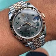 Image result for Rose Gold and Black Dial Watch