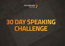 Image result for 30-Day Speaking Challenge