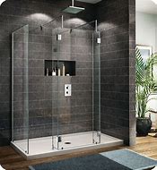Image result for Walk-In Shower Glass Panel
