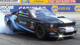 Image result for Red LeBlanc NHRA Super Stock Mustang