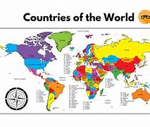 Image result for Countries of the World Map