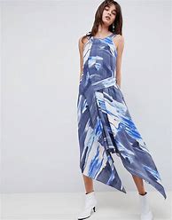 Image result for ASOS Maxi Dress with Blue Abstract Print