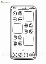 Image result for iPhone Coloring Page A4