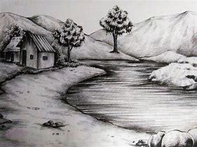 Image result for Hand Drawn Pencil Art of Nature
