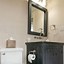 Image result for Black Bathroom Cabinets