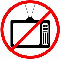 Image result for Cute Cartoon of No TV Sign