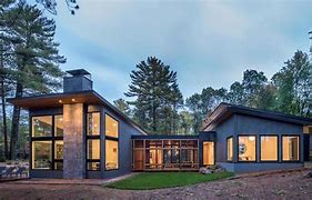 Image result for Modern Small Lake Cabins