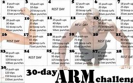 Image result for 30-Day Arm and Back Challenge