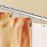 Image result for Stainless Steel Double Shower Curtain Hooks