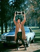 Image result for Standing Outside with a Boombox