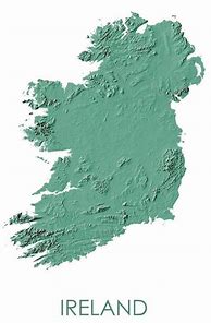 Image result for Relief Map of Ireland