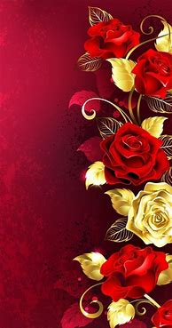 Image result for Red and Gold Roses