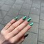 Image result for Green Chrome Nails