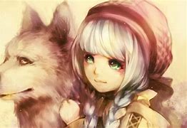Image result for Anime Wolf Girl Galaxy