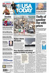 Image result for USA Today Newspaper Front Page
