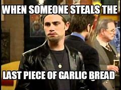 Image result for Fighting for Last Garlic Bread Meme
