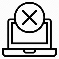 Image result for Computer Icon with Internet Error
