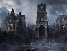Image result for Gothic Skull and Castle Wallpaper